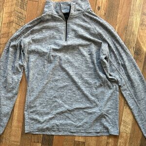Old Navy Boys Heather Gray Zip-Up Sweater